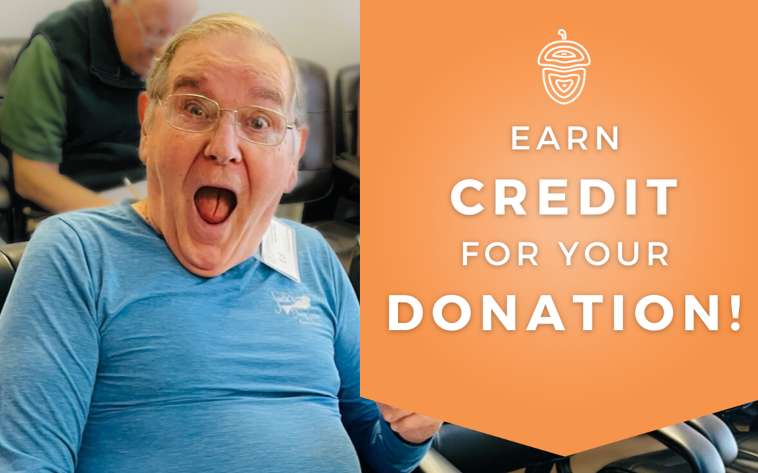Earn Credit For Your Charitable Donation