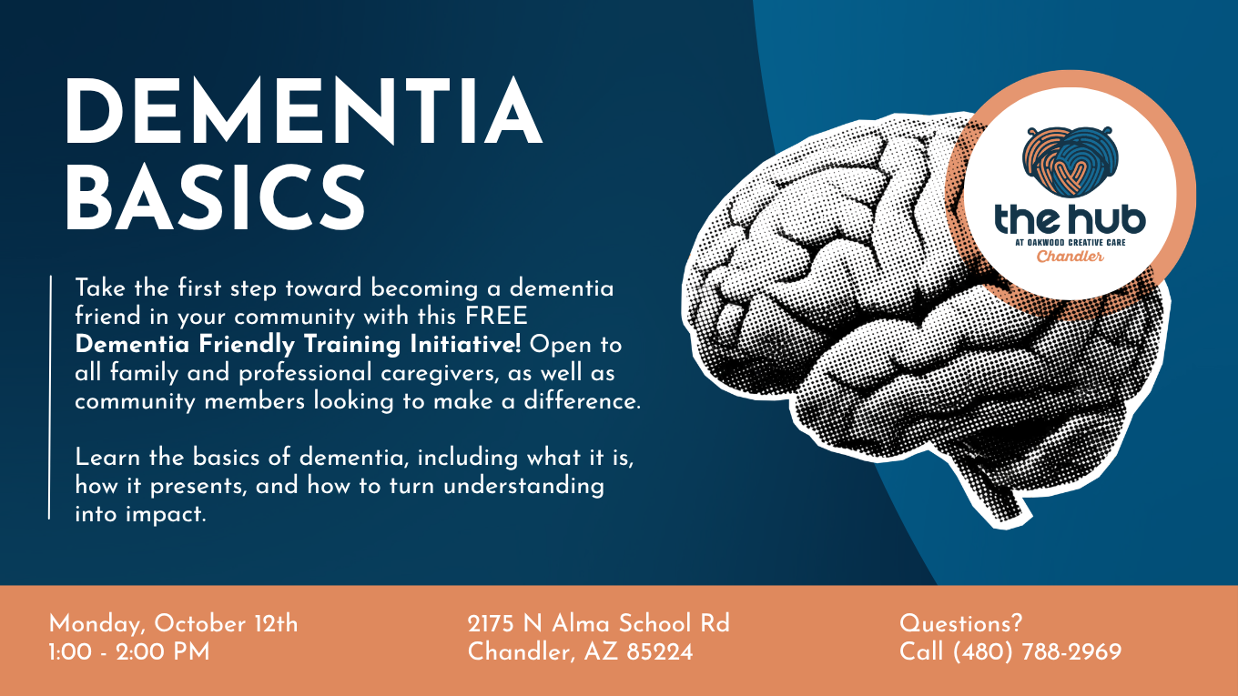 Dementia Friendly Basics Training at Chandler Hub